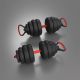 7. HMS SGN140 6-in-1 weight set (barbell, dumbbells and kettlebell) 40kg
