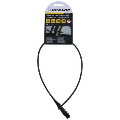 13. BLACK DUNLOP CODE STRAP BIKE LOCK
