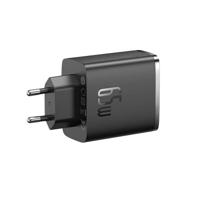 7. Baseus Cube Pro 65W GaN charger 2x USB-C USB-A - black