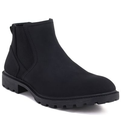 Men's Chelsea boots, high, uninsulated, black, Vanhorn WN32307