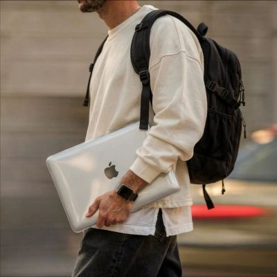 5. Tech-Protect Softshell Case for MacBook Neo 13" 2026 - Transparent