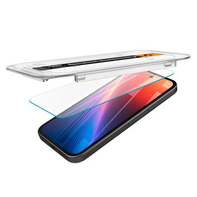 6. Spigen Glas.TR "Ez Fit" Tempered Glass 2-pack for Google Pixel 9A - Clear