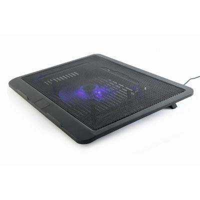 GEMBIRD 15" NOTEBOOK COOLING STAND 1X 12CM FAN, LED BACKLIGHT, NBS-1F15-04