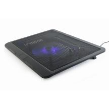 GEMBIRD 15" NOTEBOOK COOLING STAND 1X 12CM FAN, LED BACKLIGHT, NBS-1F15-04