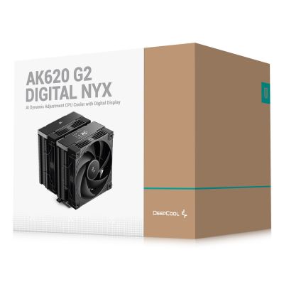9. DeepCool AK620 G2 Digital NYX Processor Air Cooler 12cm Black 1 pc.