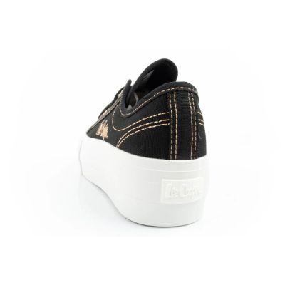 5. Lee Cooper women's sneakers platform black with gold
