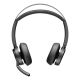 2. POLY Voyager Focus 2 USB-CC Headset with USB-C/A Adapter and Charging Base