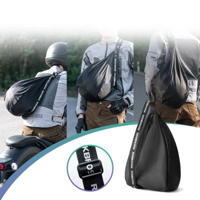 3. Rockbros H34 Backpack with Helmet Holder - Black