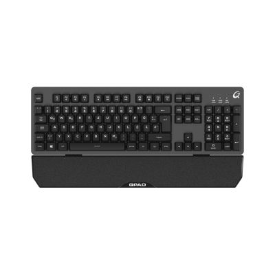 10. QPAD MK-40 Gaming Keyboard USB QWERTZ German Black