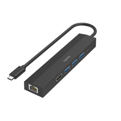 10. Hama 00200144 USB 3.2 Gen 1 (3.1 Gen 1) Type-C Hubs and Hubs 5000 Mbit/s Black