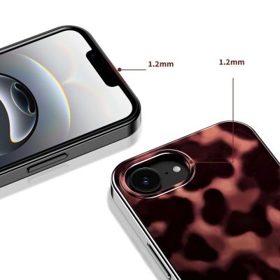 3. Tech-Protect Lamano MagSafe case for iPhone 16e / 17e - black and brown