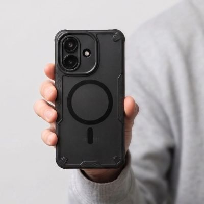 5. Tech-Protect Rugged Shield MagSafe Case for Xiaomi Redmi Note 17 Pro 5G - Matte Black