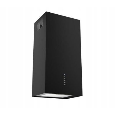 Chimney Cooker Hood AKPO WK-4 CUBERA WL MATTE BLACK T520 M3 / BLACK ALUMINIUM FILTER