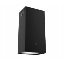 Chimney Cooker Hood AKPO WK-4 CUBERA WL MATTE BLACK T520 M3 / BLACK ALUMINIUM FILTER