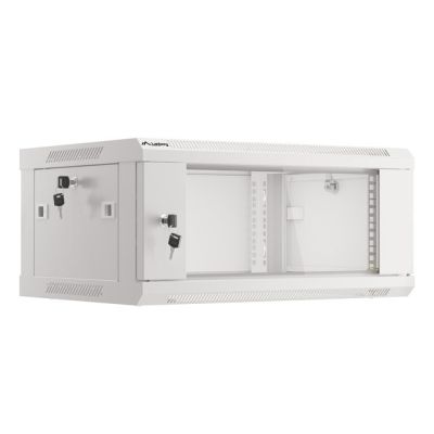 10. Lanberg WF01-6404-10S 4U Rack Wall-mounted Cabinet Gray