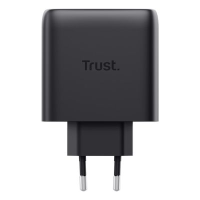 4. TRUST charger black MAXO GaN 65W 3xC 1xA
