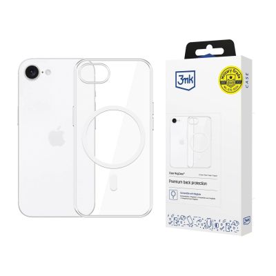 3mk Clear MagCase for Apple iPhone 16E - transparent