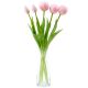 16. BOUQUET OF 5 PINK PEONY TULIPS 39 CM LIFE-LIKE SPRING DECORATION