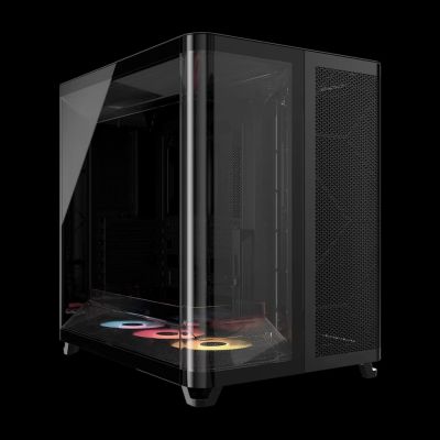 Corsair AIR 5400 RS-R ARGB Mid-Tower Case with Tempered Glass, Black
