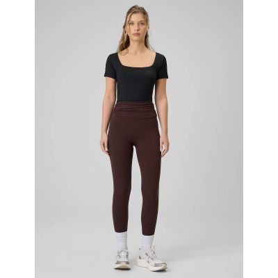 4. Women's slim plain T-shirt 4F 4FRSS26TTSHF3633-20S