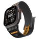 6. Spigen Athlex Air 2 Strap for Apple Watch (44 / 45 / 46 / 49 mm) - Black and Orange