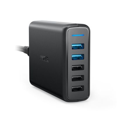 2. Anker PowerPort Speed 5 A2054L11 63W Quick Charge 3.0 USB charger