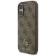 2. Guess 4G Small Classic Logo MagSafe Case for iPhone 17 - Brown