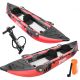 2-PERSON KAYAK SET 385x96x42CM LAMINATED PVC 200KG ENERO