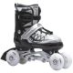4. ROLLER SKATES-ROLLER SKATES-ICE SKATING 4IN1 ENERO PRO LED 34-37 GRAY