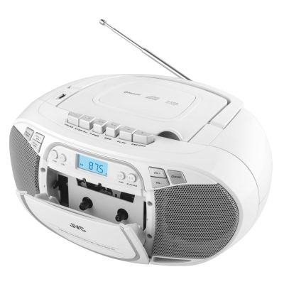 12. JVC RC-E451W Boombox – White
