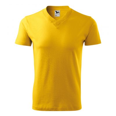 2. Malfini V-neck T-shirt M MLI-10204 yellow