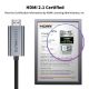 5. Tech-Protect UltraBoost USB-C HDMI 2.1 60HZ Video Cable 300 cm - Gray