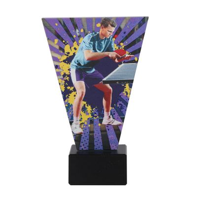 Triumph glass trophy