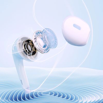 6. QCY LH1 In-Ear Wired Headphones with Remote and Microphone 1.15m - White