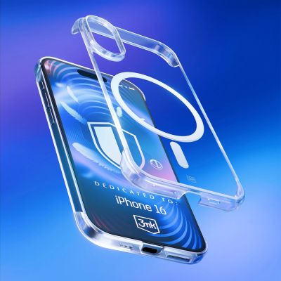11. 3mk Just20g MagCase for iPhone 16 - transparent
