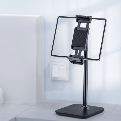 16. Acefast telescopic phone and tablet holder (135-230mm wide) for the desk 360 ° black (E4 black)