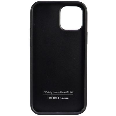 4. Audi Synthetic Leather iPhone 12/12 Pro 6.1" black/black hardcase AU-TPUPCIP12P-TT/D1-BK