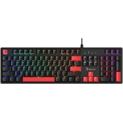 4. A4Tech Bloody S98 Sport Lime Wired Mechanical Keyboard