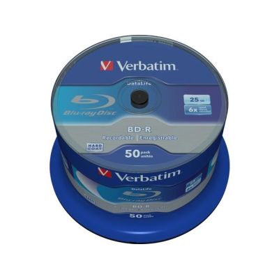 4. BDR disc Verbatim 43838 (25GB; 6x; 50pcs.)