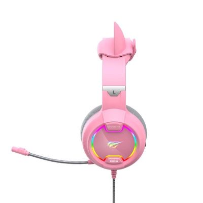 6. Havit H2233d Gaming Headphones (Pink)