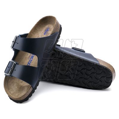 7. Birkenstock Arizona Soft Footbed Oiled Leather Narrow Women's/Men's Blue Blue for narrow feet oiled leather (1013644)