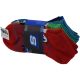 Skechers 6pk Boys Non Terry Low Cut Socks S115172-RDMT Multicolored 31-34