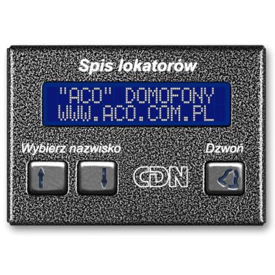 ACO CDN-230E GR Electronic Tenant Directory Graphite