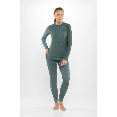 2. Women’s VIKING Mounti Lady Set Merino Underwear, Green