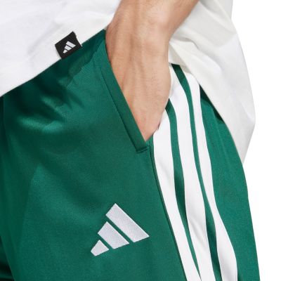 5. Men's adidas 3-Stripes Tricot Regular-Fit Open Hem Pants Green JI8806