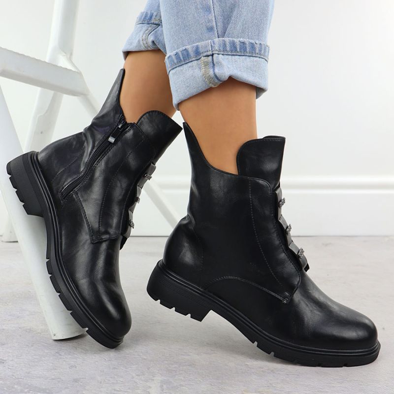 5. Jezzi W MR2501-4 JEZ454A insulated ankle boots