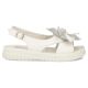 2. Women's beige leather wedge sandals Filippo DS6965