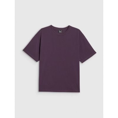 8. Women's loose plain T-shirt 4F 4FRAW25TTSHF3624-50S