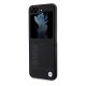 6. BMW Leather Hot Stamp case for Samsung Galaxy Z Flip 5 - black