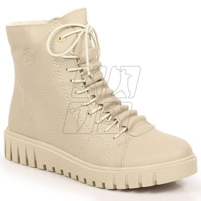 Rieker W RKR279C insulated platform boots, beige